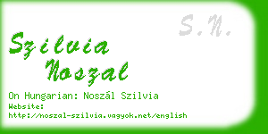 szilvia noszal business card